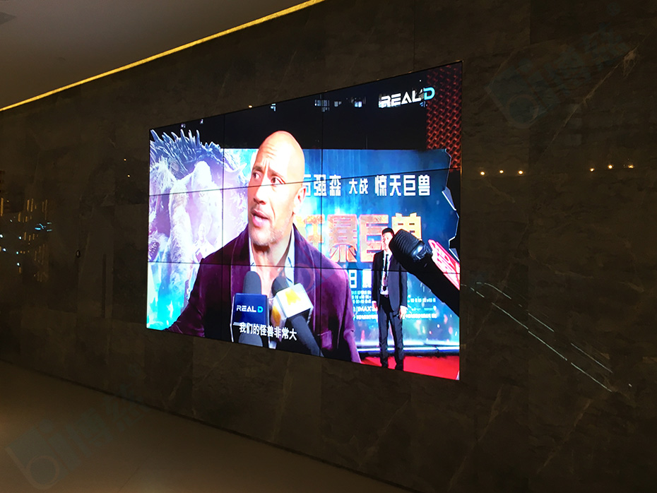 上海来福广场国际影院打造液晶拼接屏多媒体展示系统平台