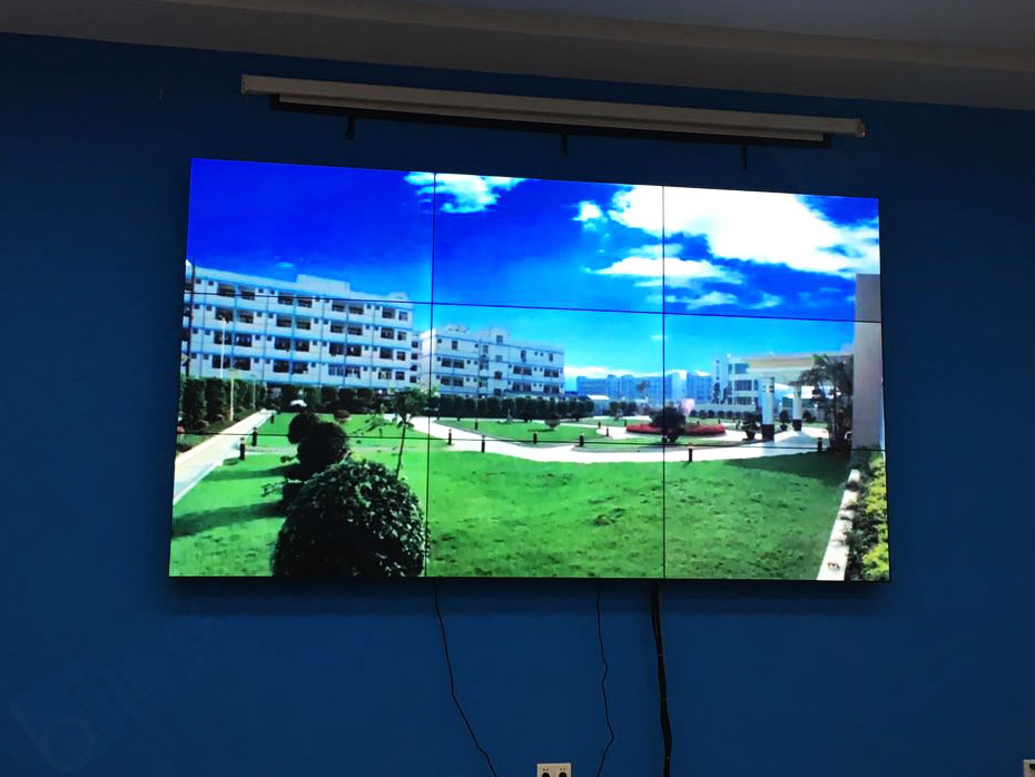 9台三星3.5mm55寸液晶拼接屏为浙江嘉兴婴童用品集团打造一套3×3拼接的多功能会议系统平台
