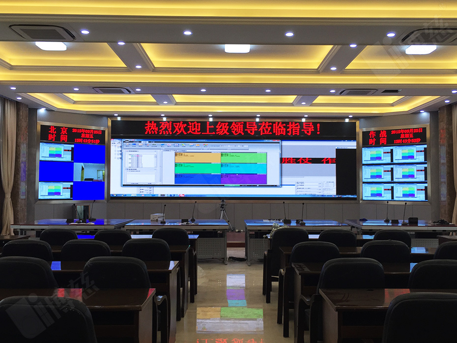 液晶拼接屏实际安装效果图