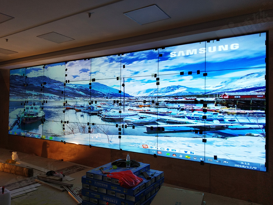 三星46寸液晶拼接屏入驻湖北黄石富池工业园