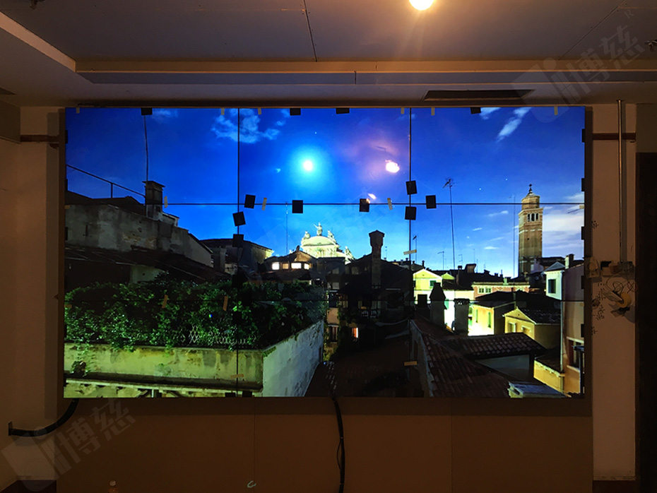 三星55寸液晶拼接屏入驻商户科技展览展示中心