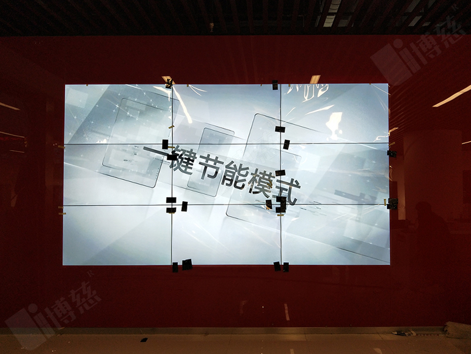 博慈液晶拼接屏成功入驻上海斯凯奇品牌店上海拼接屏上海液晶拼接屏